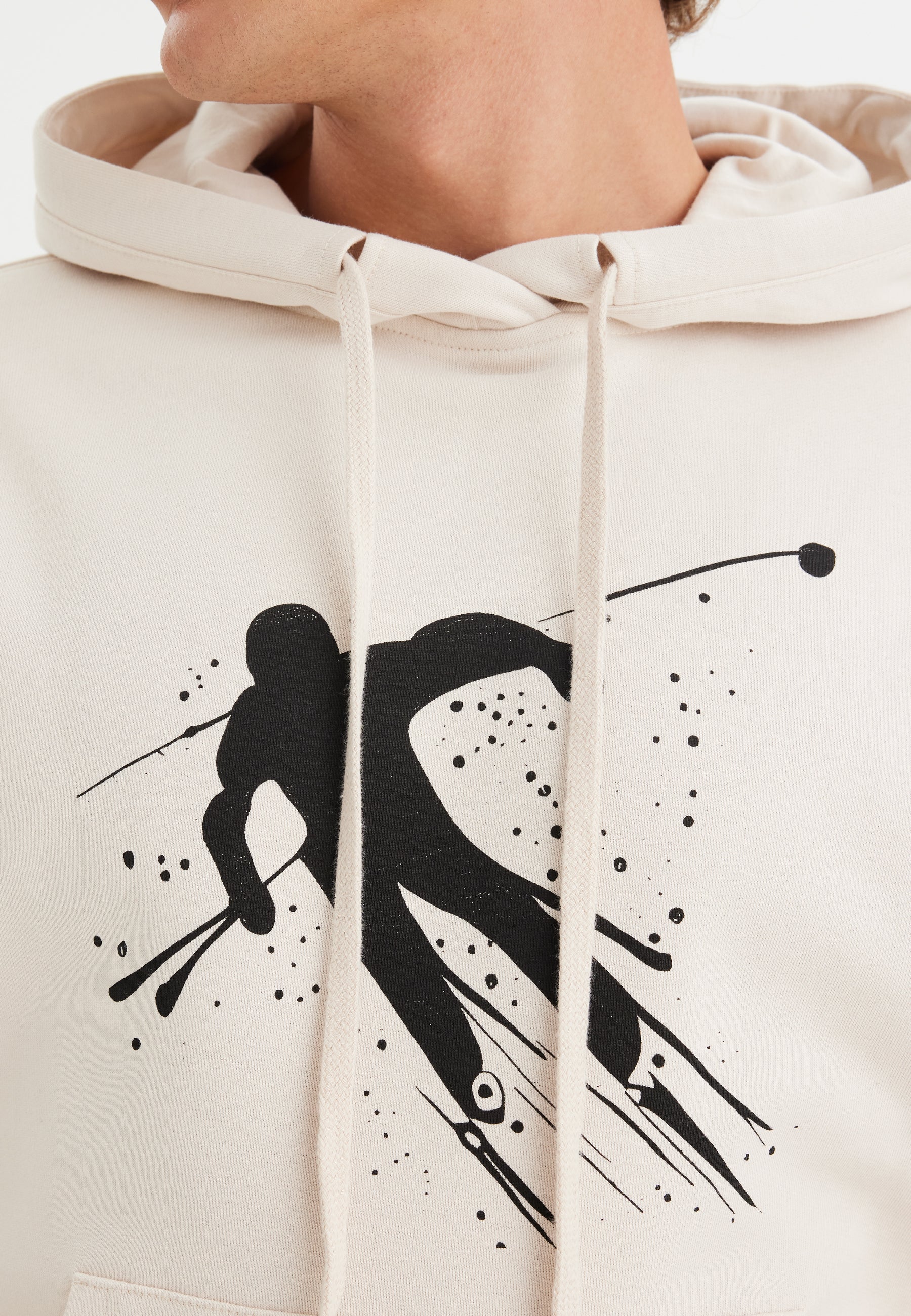 WMINK SKI HOODIE in Sneeuwwit