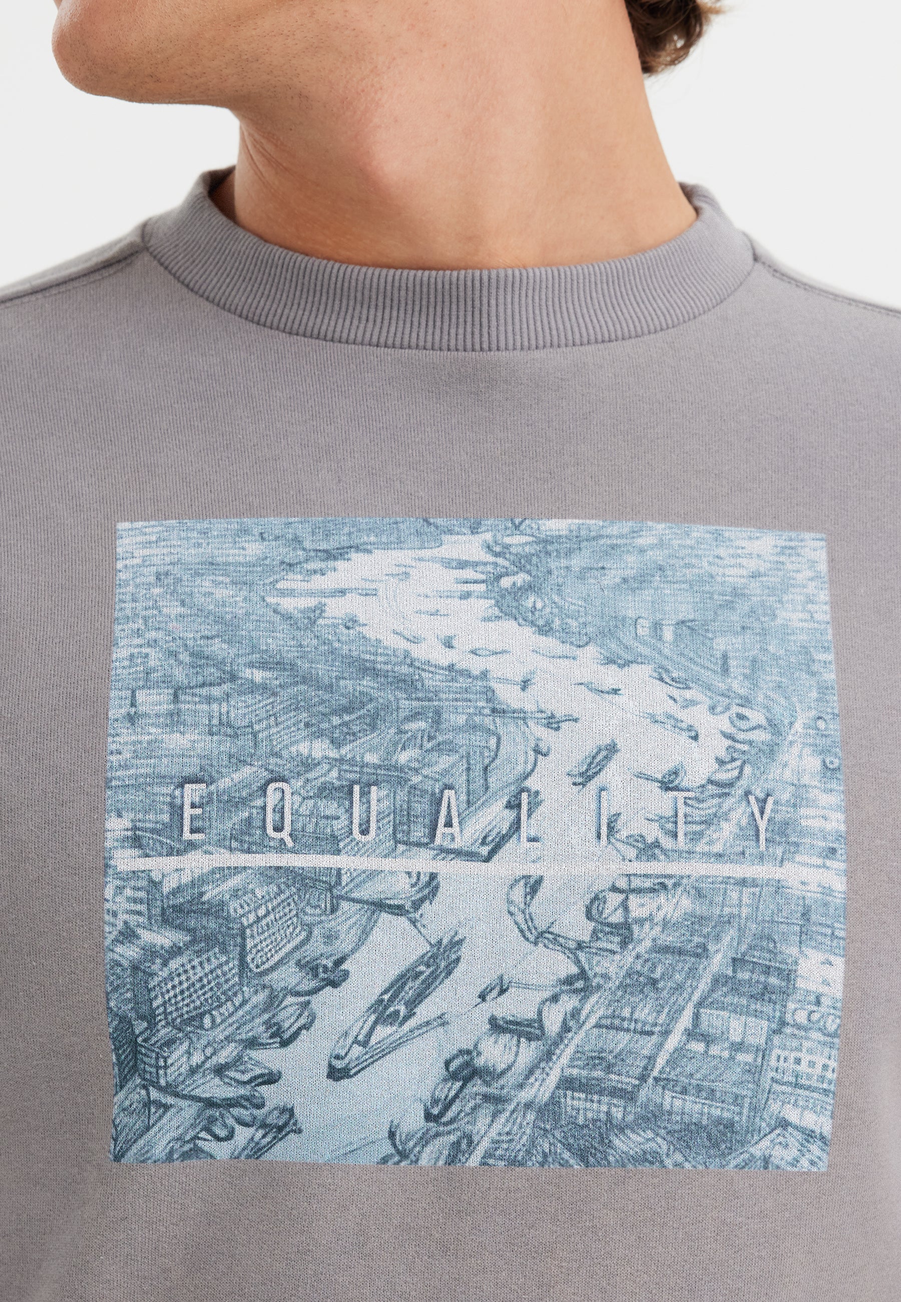 WMLONDON EQUALITY SWEAT in Ultimate Grey