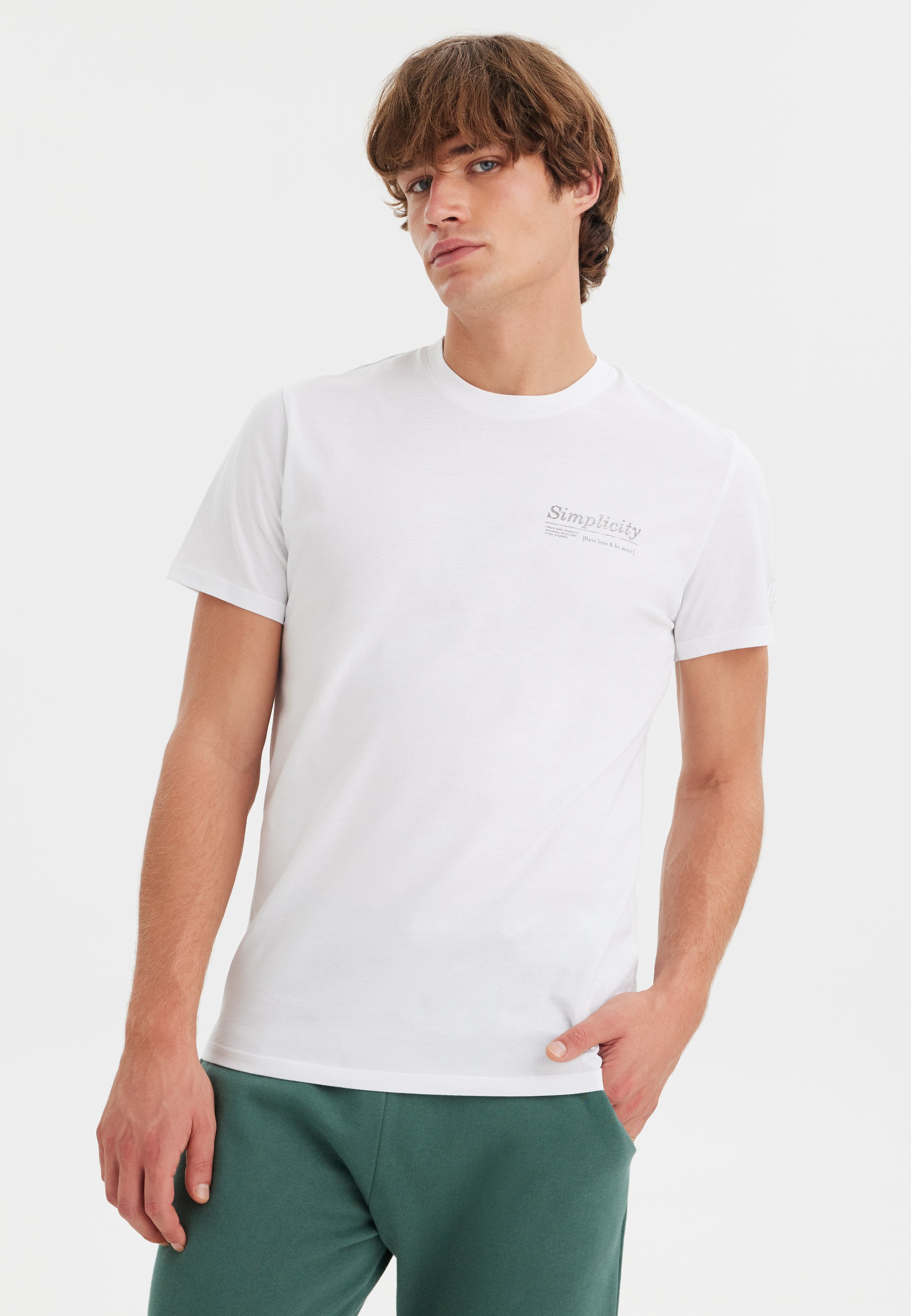 WMEBODY SIMPLICITY T-SHIRT in Weiß