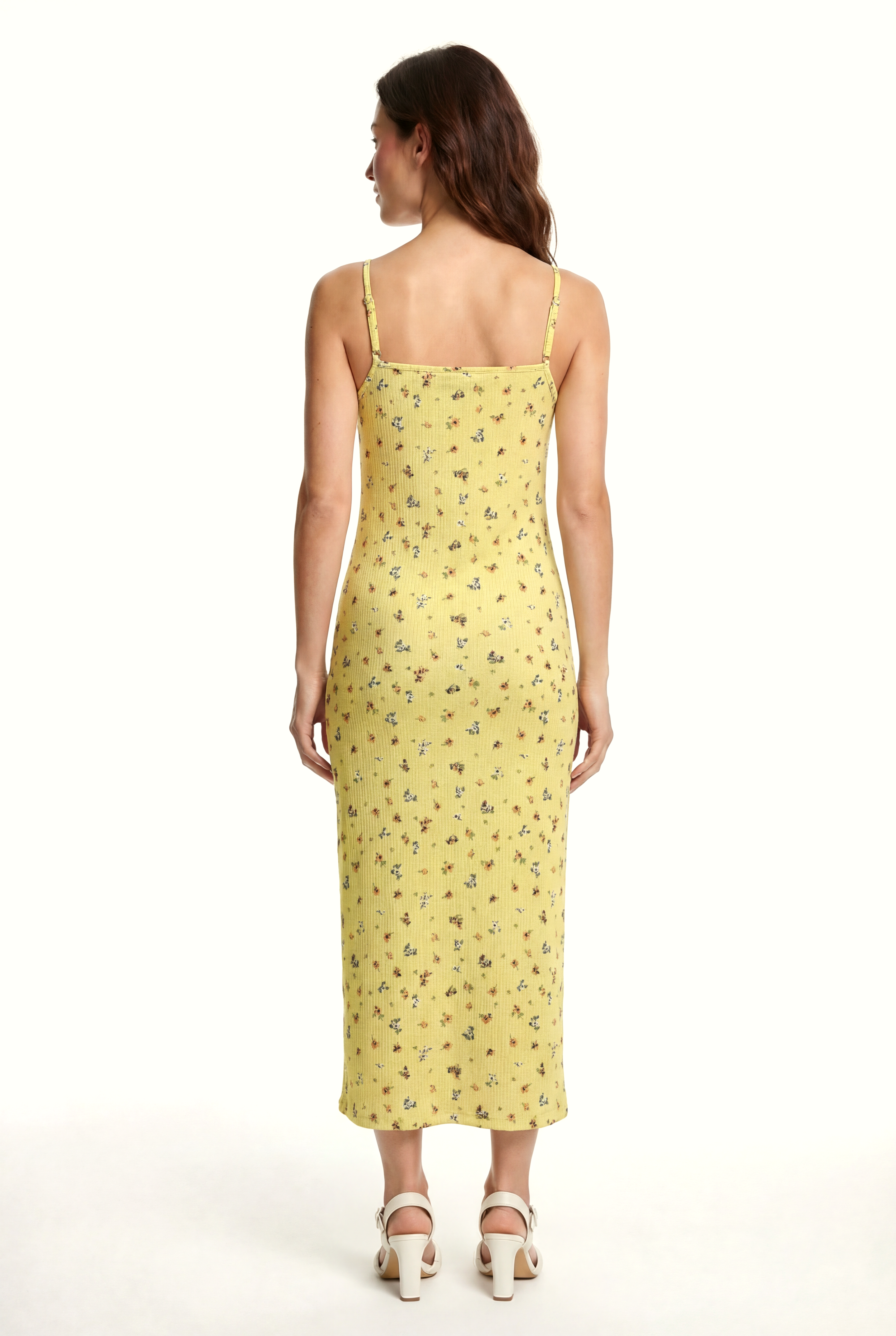 MARTA S/L DRESS in Lemon Meringue