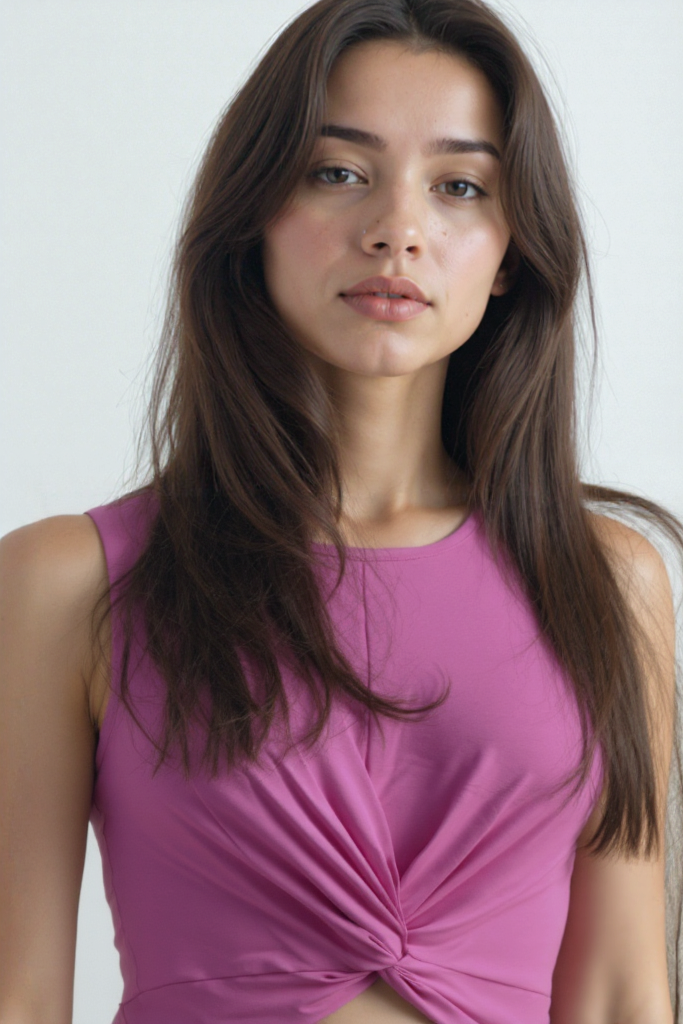 TIANA S/L TOP in Sachet Pink