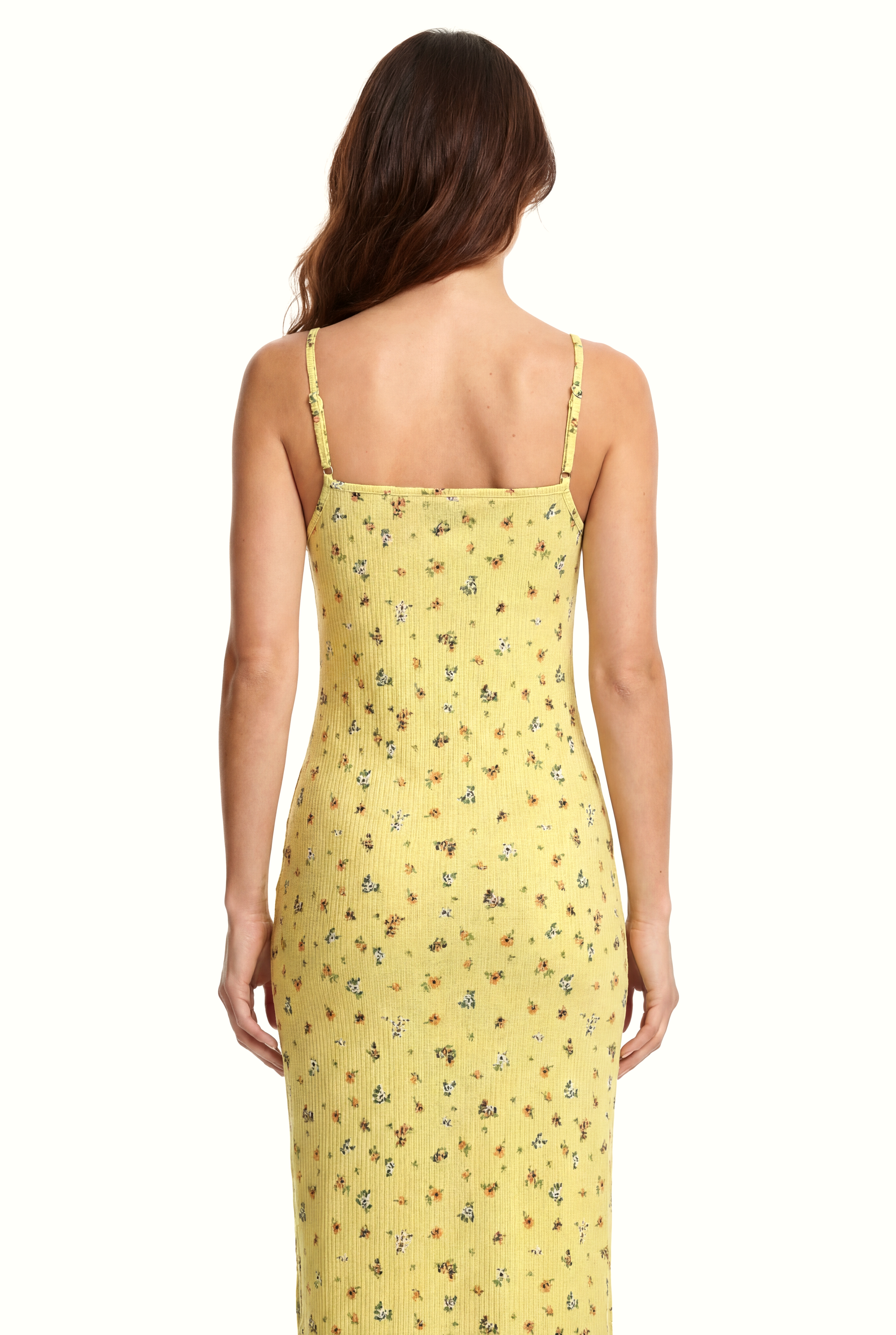 MARTA S/L DRESS in Lemon Meringue