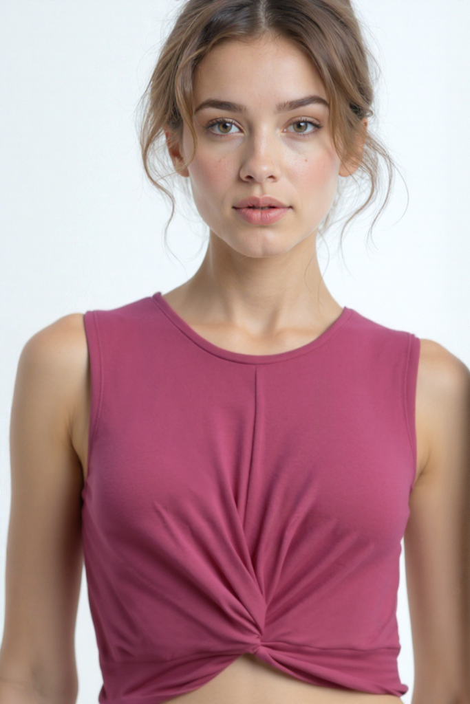 TIANA S/L TOP in Fruit Dove