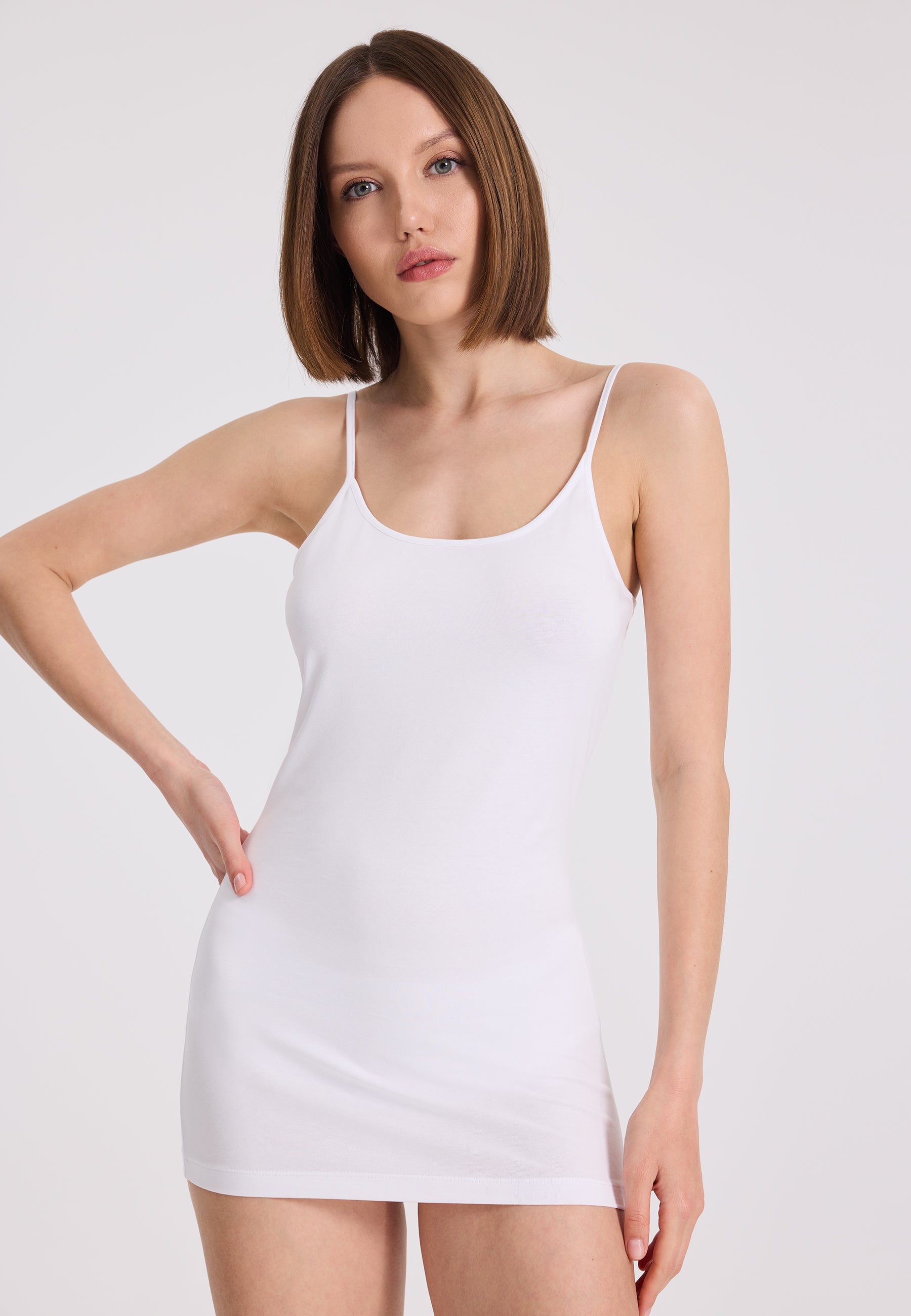 OLIVIA SINGLET 3-PACK in White