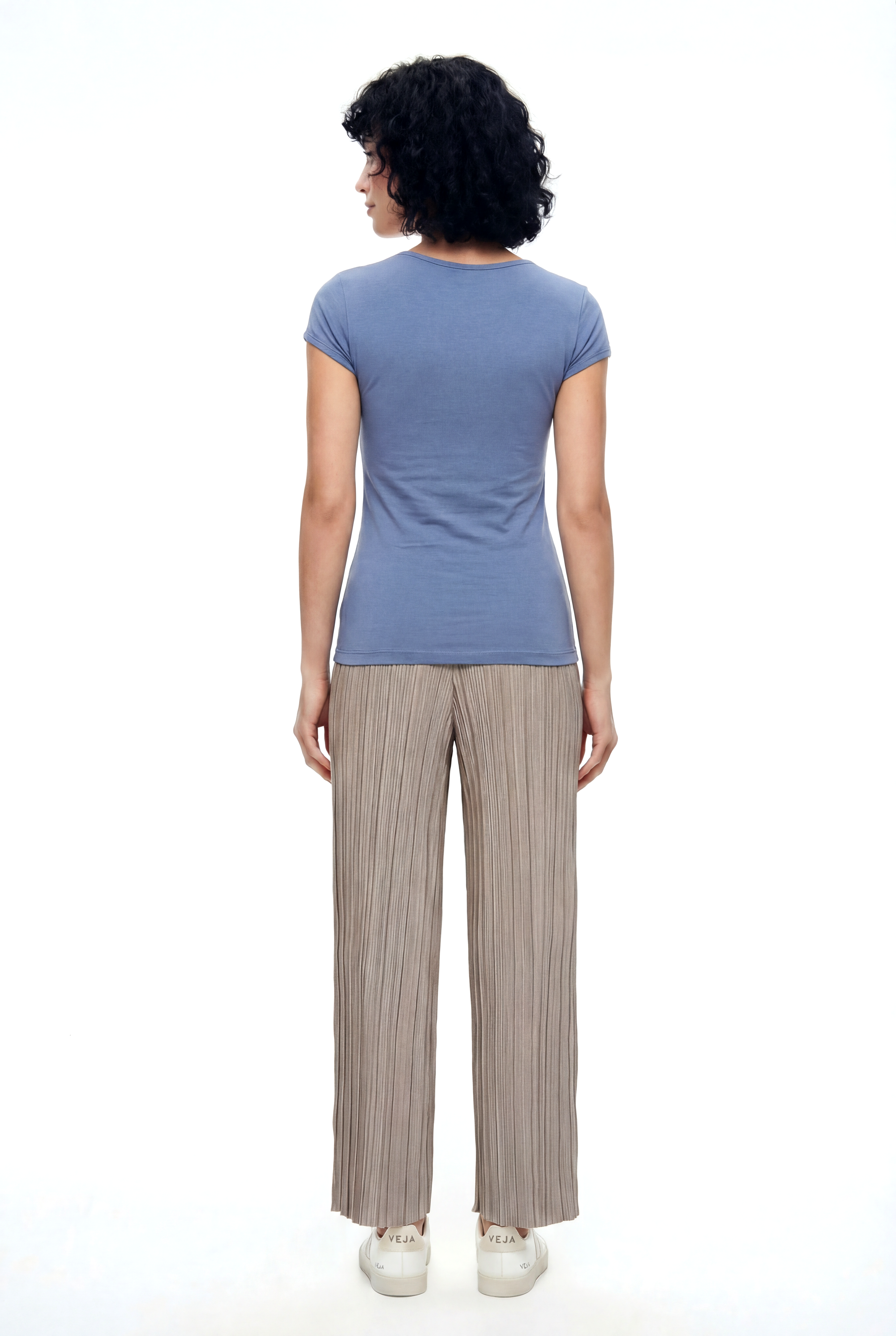 VALLI V-NECK S/S TOP in Infinity