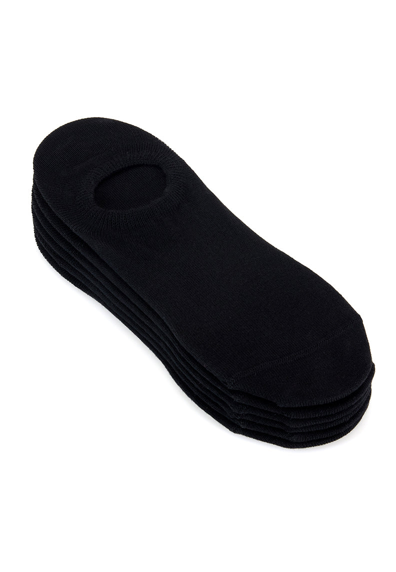 INVISIBLE SOCKS 7-PACK in Black