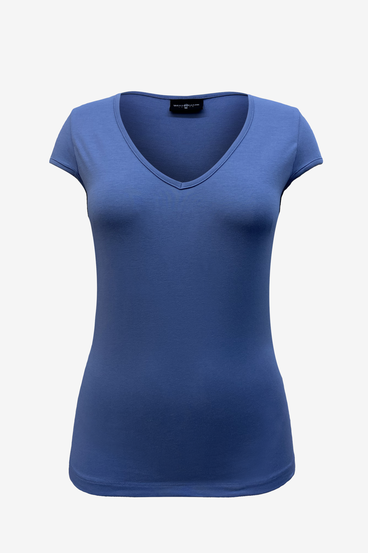 VALLI V-NECK S/S TOP in Infinity