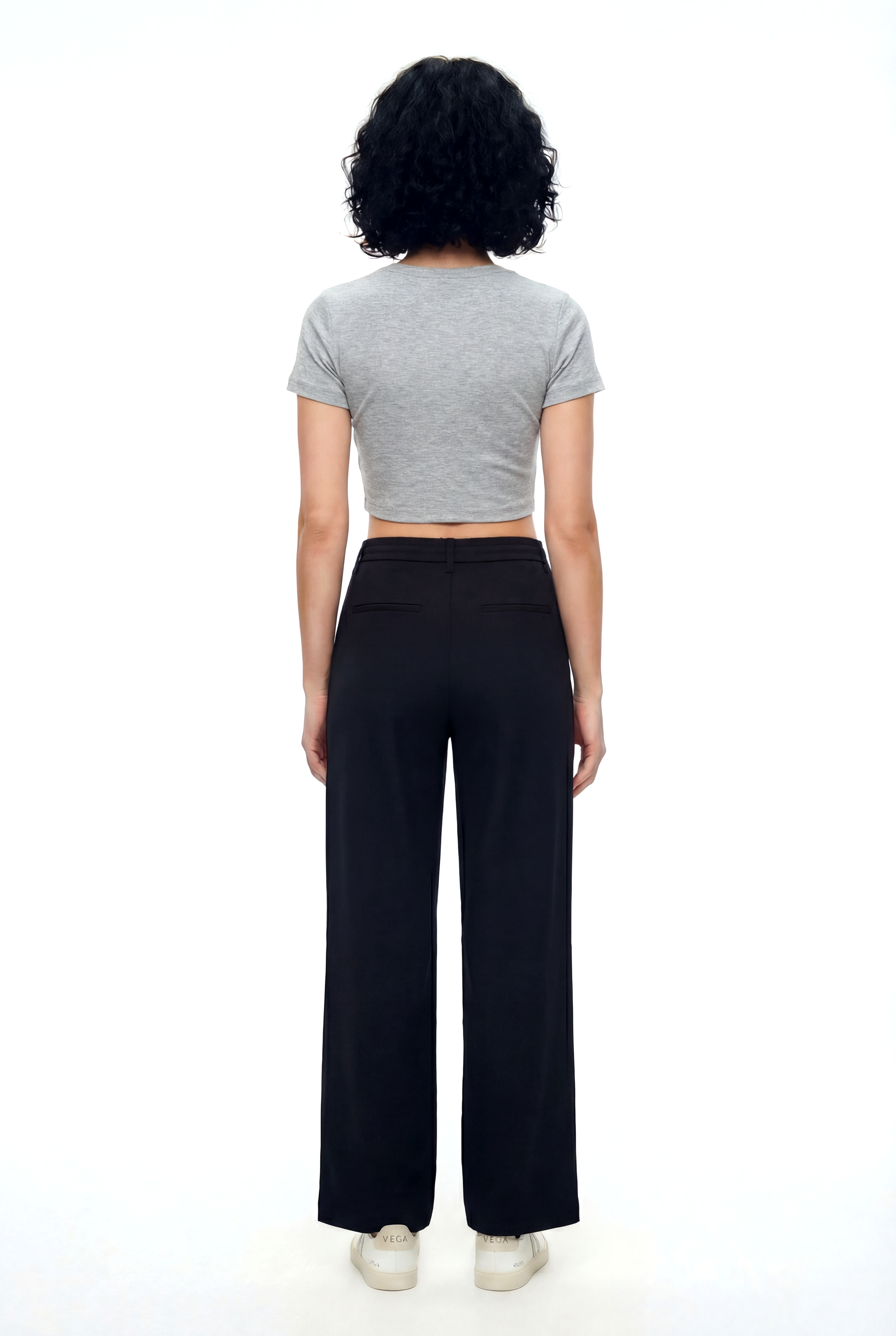 SANDY S/S TOP in Grey Melange