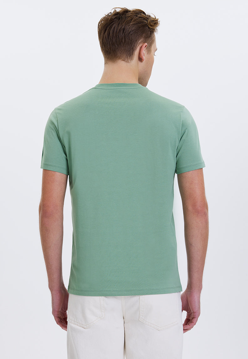 WMLINE MEET TEE in Hedge Green