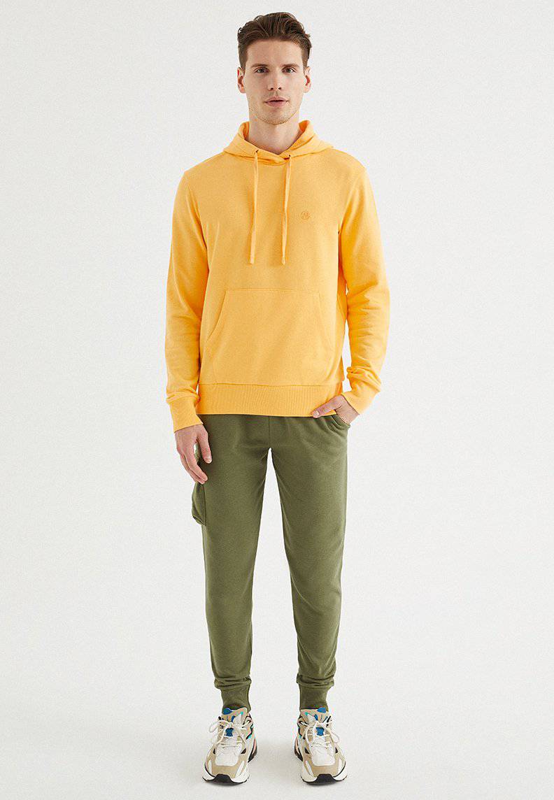 CORE HOODIE mit TASCHE in Warm Apricot