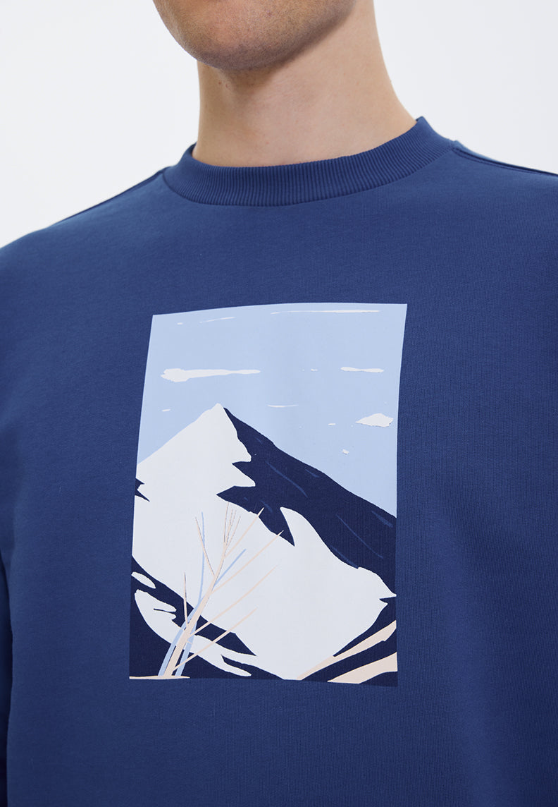 WMWINTER MOUNTAIN SWEAT in Blauwe Kwarts