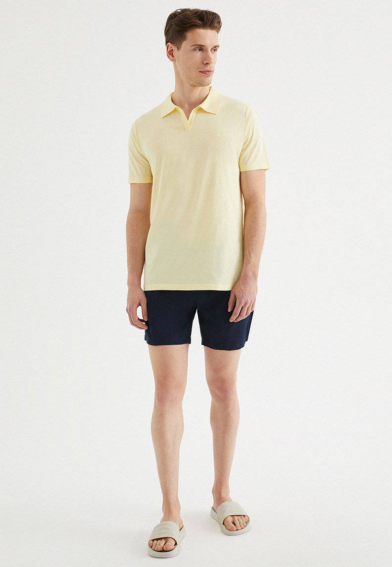 SOLIDE ZWEMSHORTS in Total Eclipse