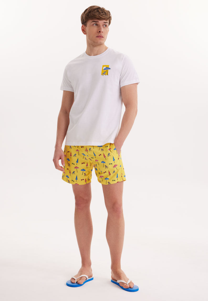 WMCHEST SUMMER TEE in Weiß