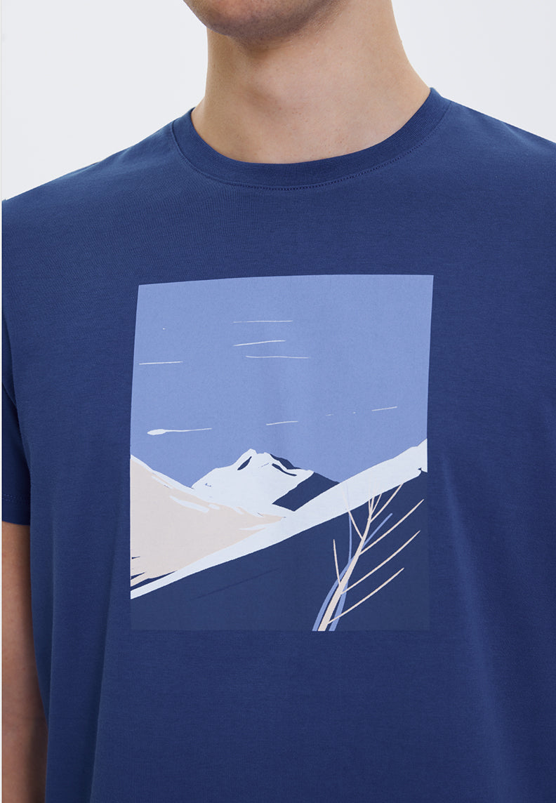 WMWINTER PATH TEE in Blue Quartz
