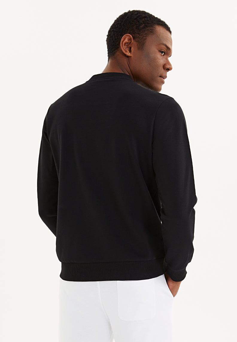 SWEATSHIRT MIT SONNENUNTERGANG-COLLAGE