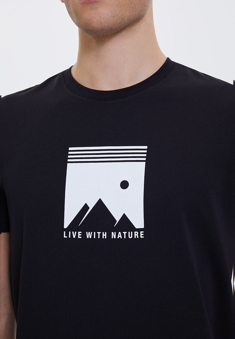 WMLINE LIVE TEE in Schwarz