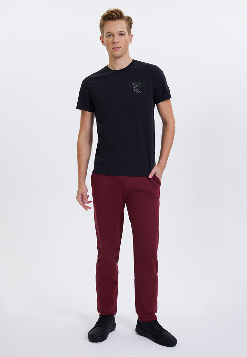 WMXMAS SANTA TEE in Zwart