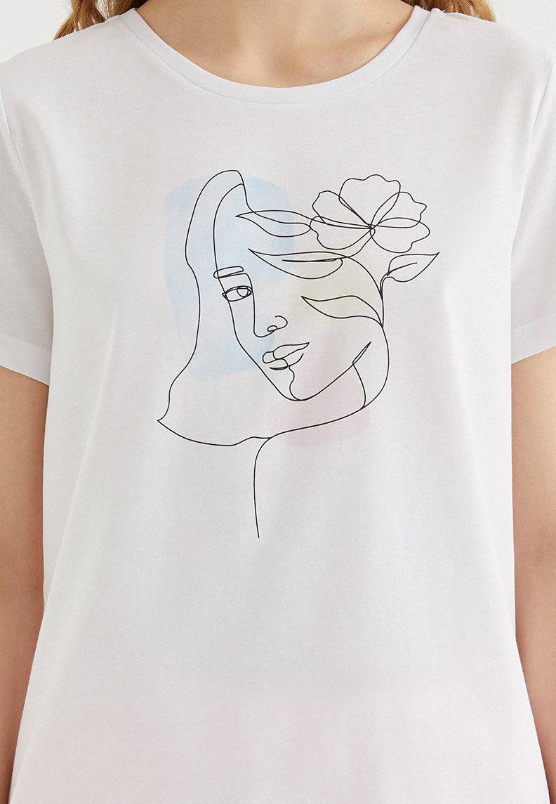 WATERCOLOUR BLOOM TEE