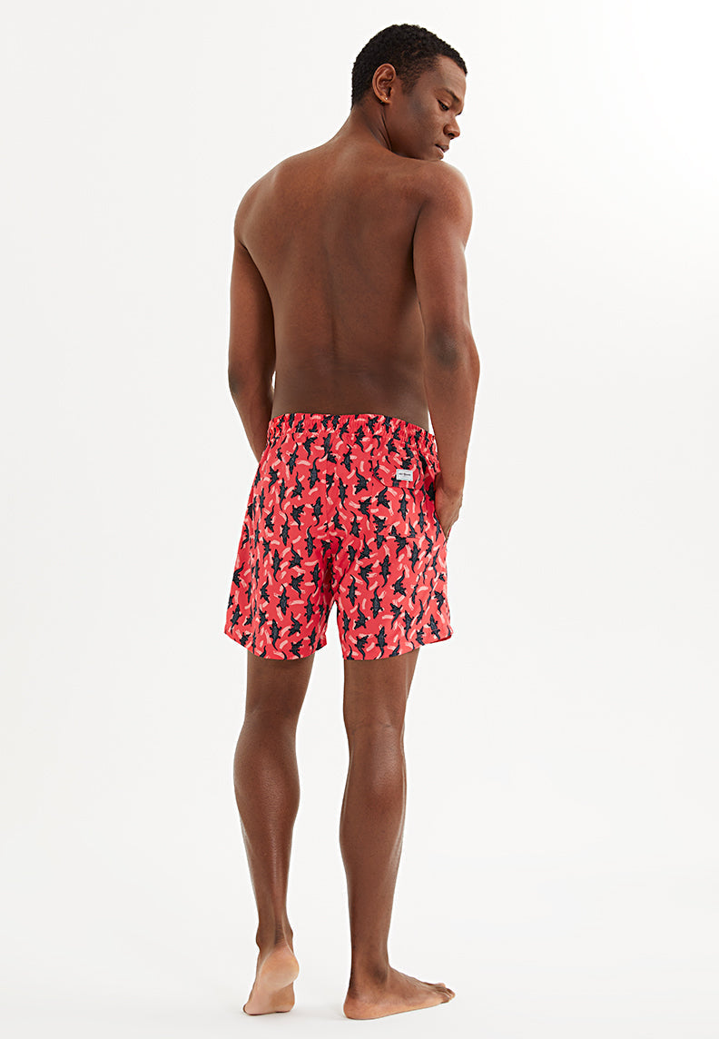 BADESHORTS AUS KROKODIL