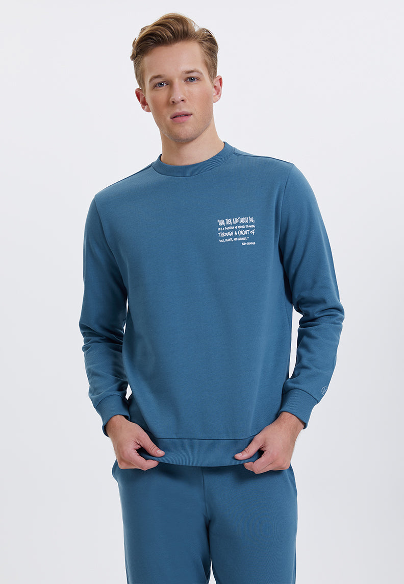 WMSLOGAN SOIL SWEAT in Mitternacht