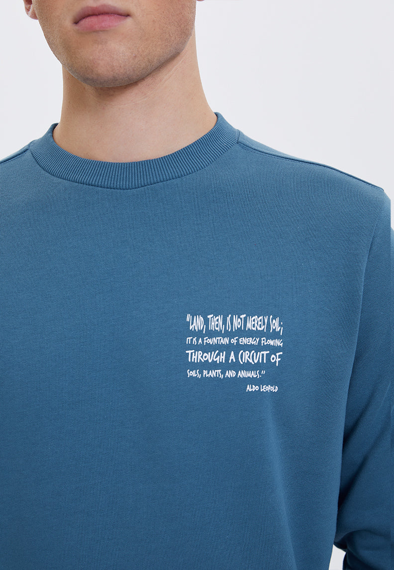 WMSLOGAN SOIL SWEAT in Mitternacht