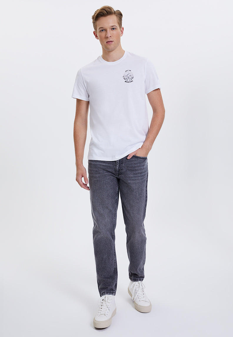 WMLINE MEET TEE in Weiß