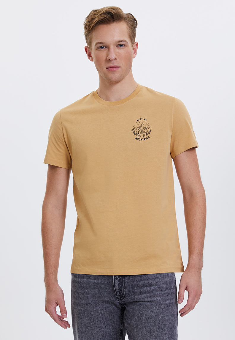 WMLINE MEET TEE in Iced Coffee