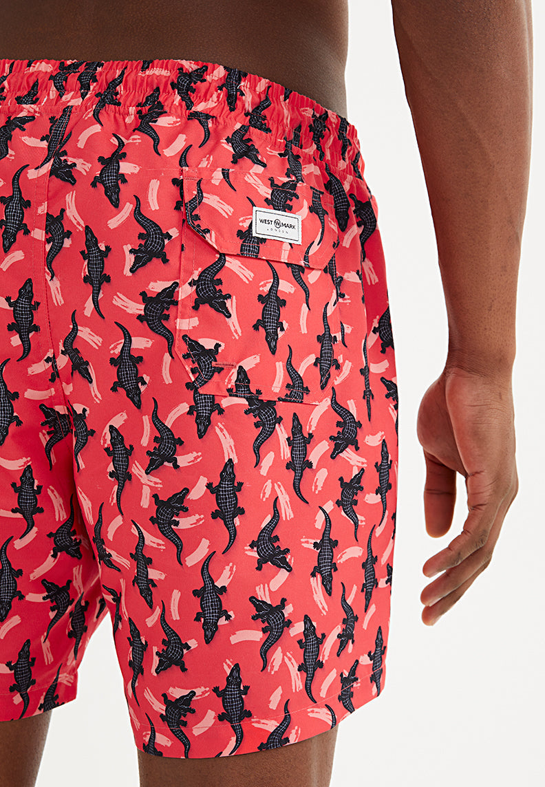 BADESHORTS AUS KROKODIL