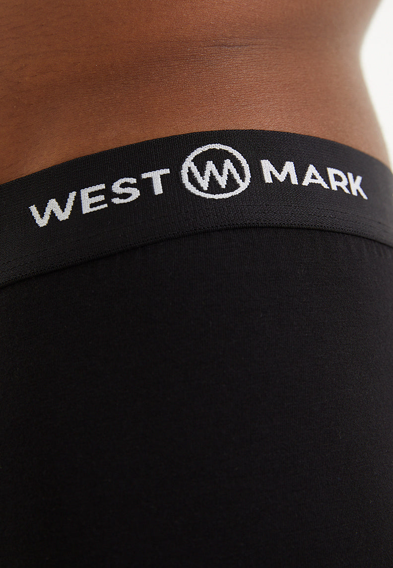 SOLID BLACK WHITE TRUNK 3-PACK