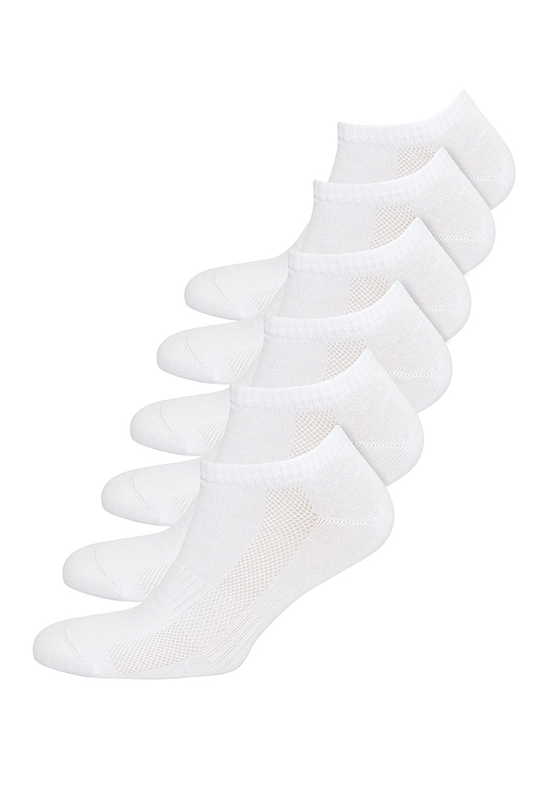 ANKLE SOCKS 6-PACK in White