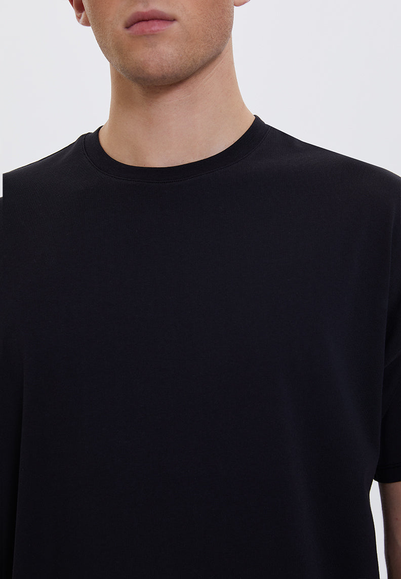 ESSENTIALS OVERSIZED TEE in Black