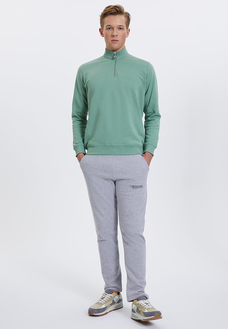 CORE HALF ZIP SWEAT in Heckengrün