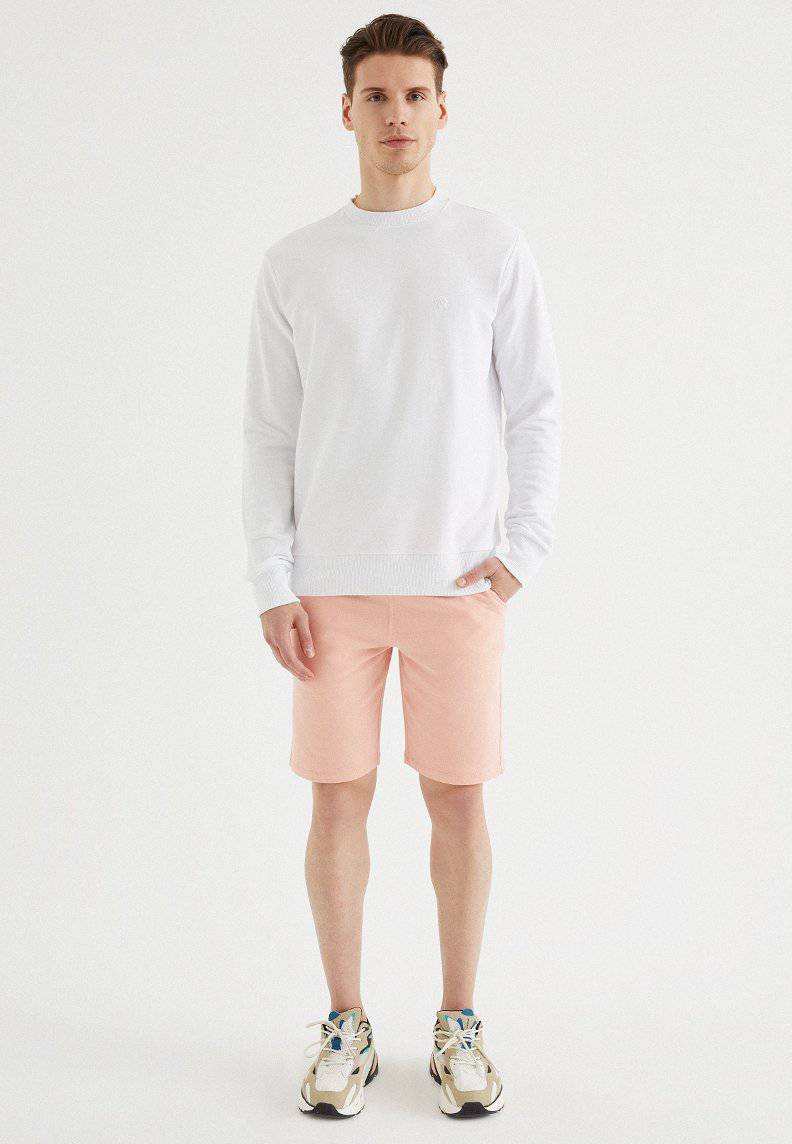 CORE O-NECK SWEAT in White