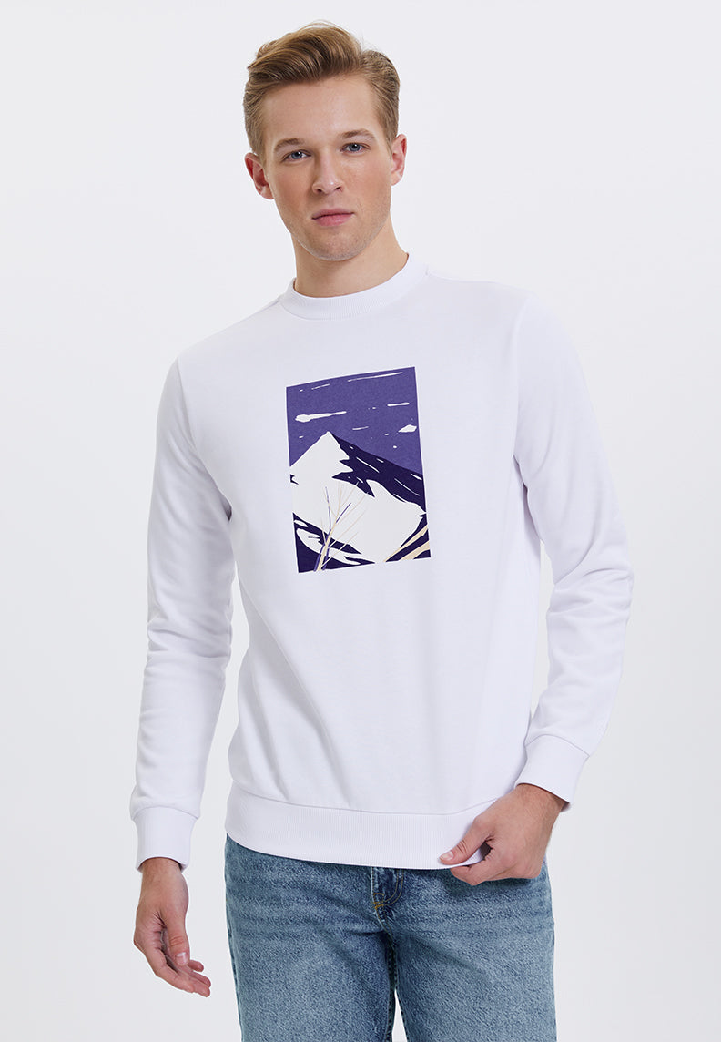 WMWINTER MOUNTAIN SWEAT in Weiß