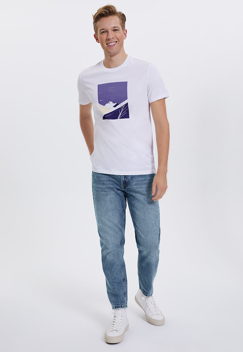 WMWINTER PATH TEE in het wit