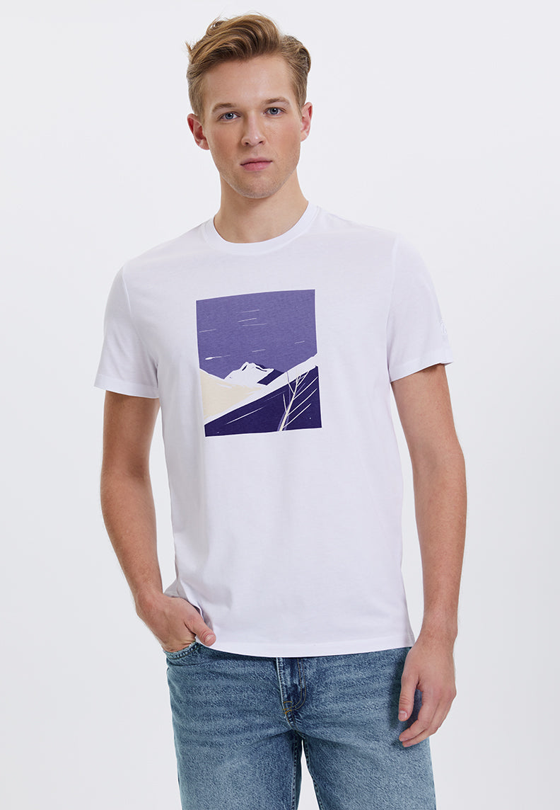 WMWINTER PATH TEE in het wit