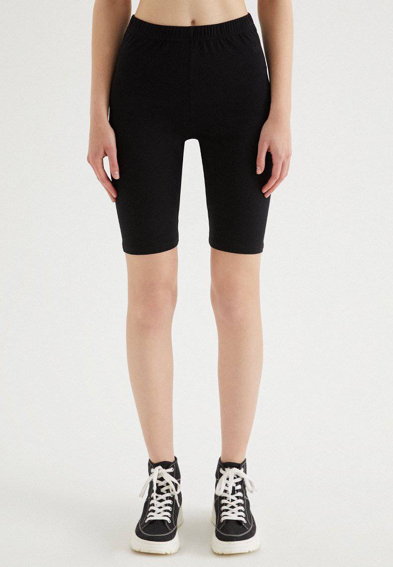 TOUCH BUSTIER SET in Black