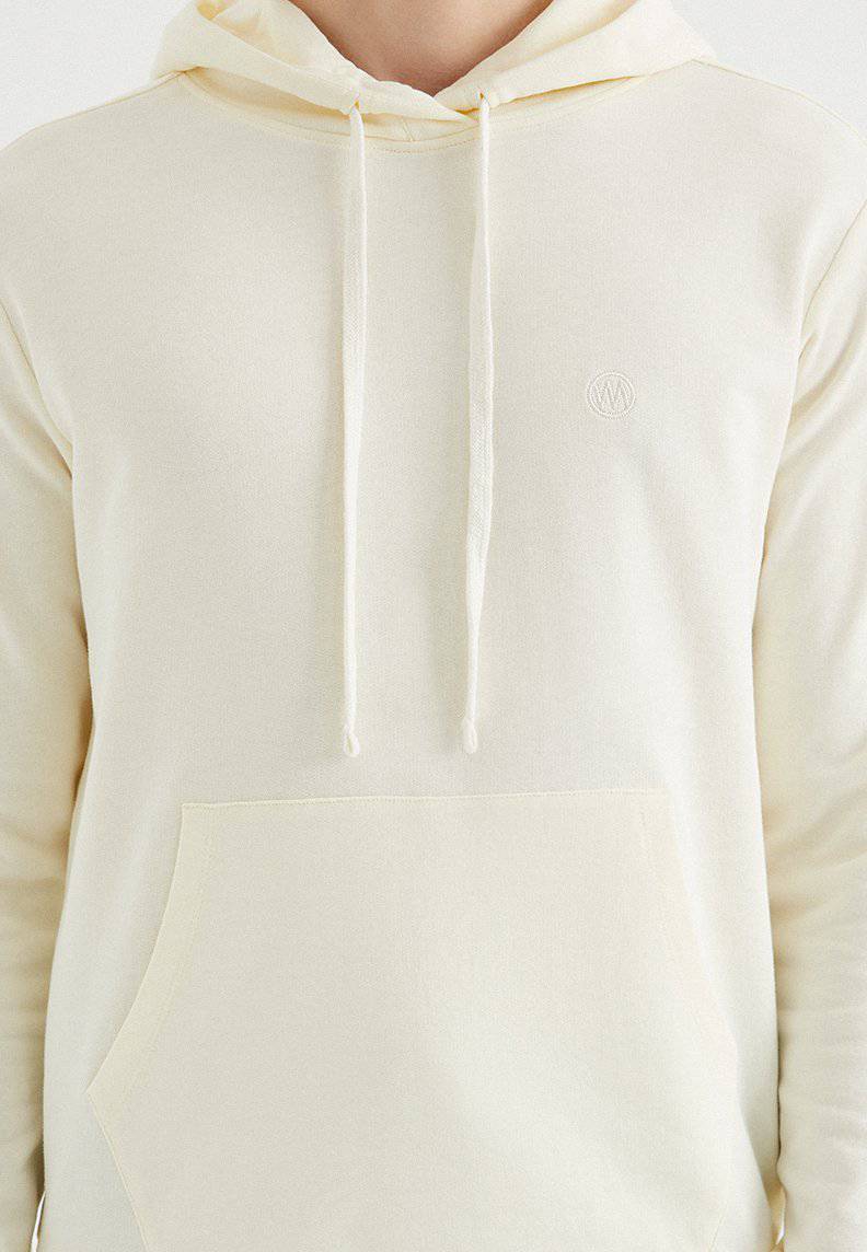 CORE HOODIE w/POCKET in Vanilla Ice