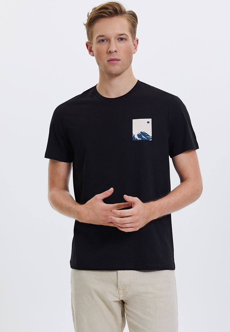 WMWINTER MOON TEE in Black