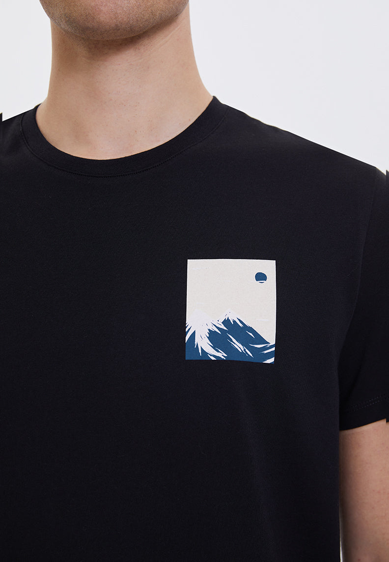 WMWINTER MOON TEE in Black