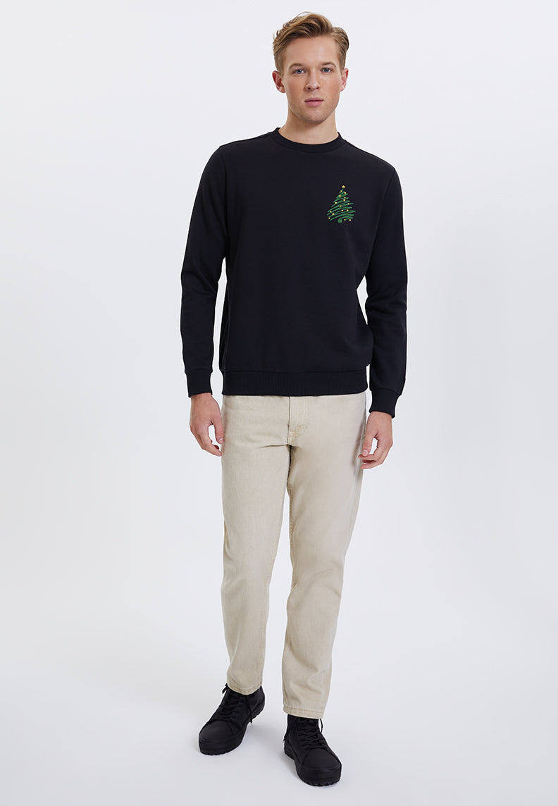 WMXMAS TREE SWEAT in Schwarz