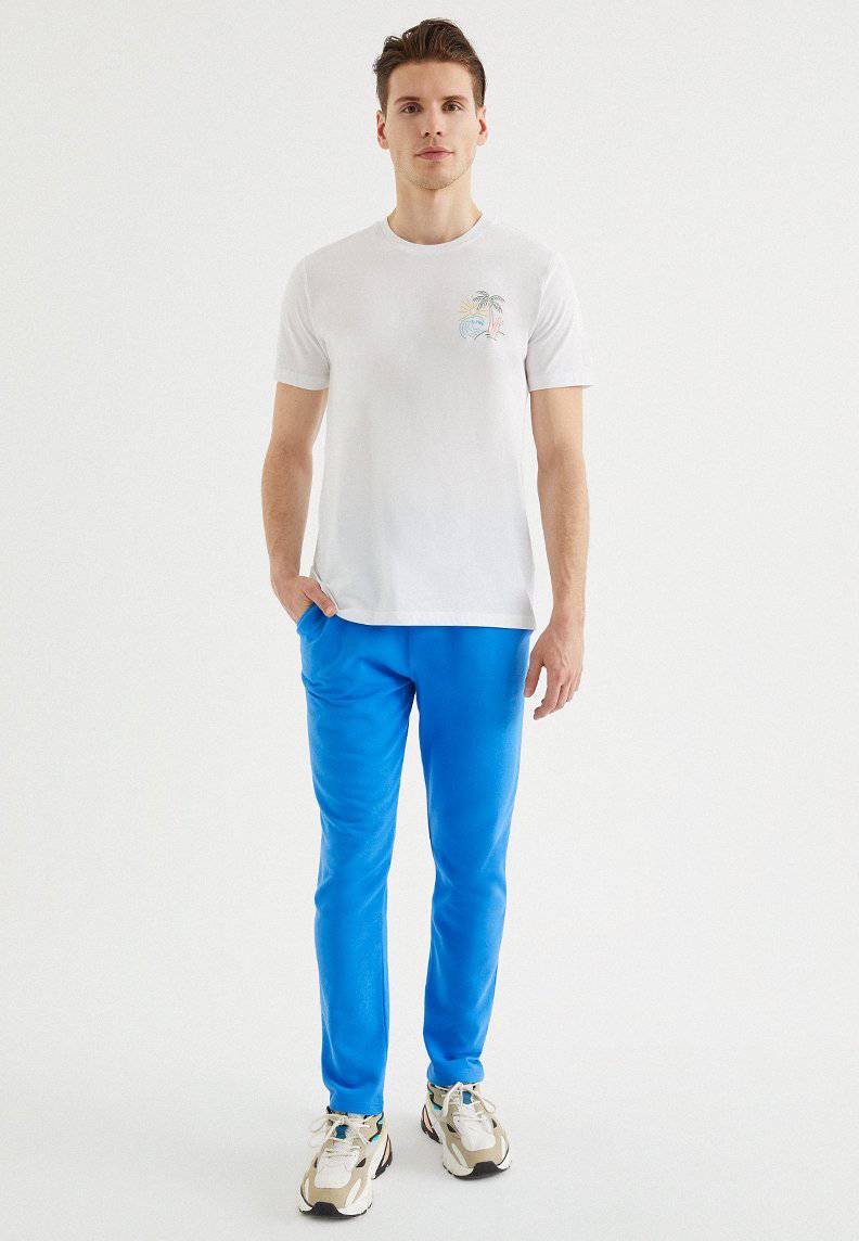 CORE SWEATPANTS in Brilliant Blue