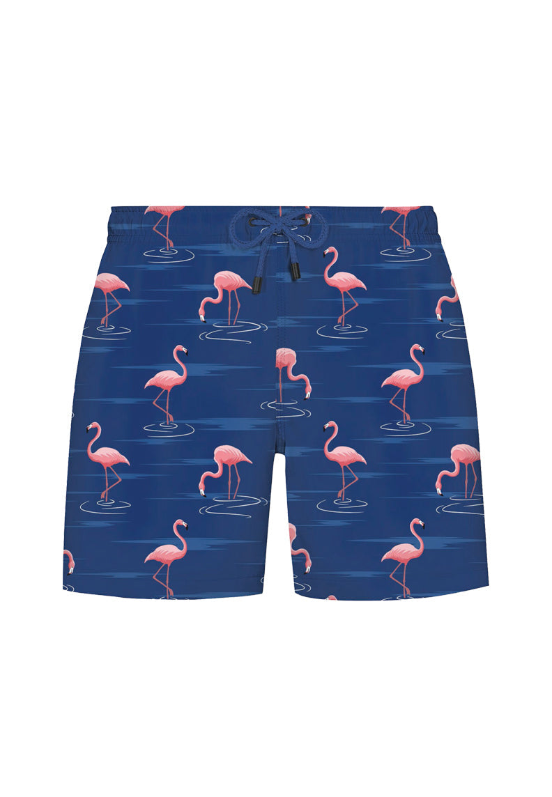 KINDEREN FLAMINGO ZWEMSHORTS