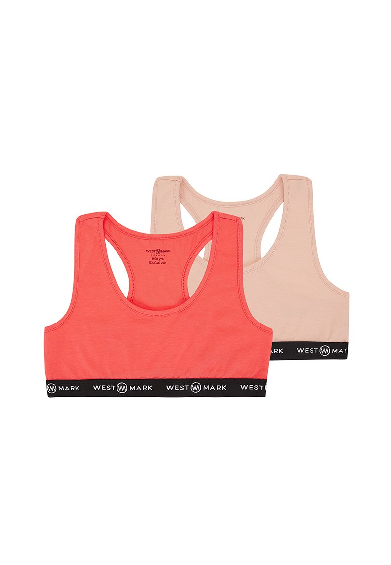SALMON BRALETTE 2-PACK