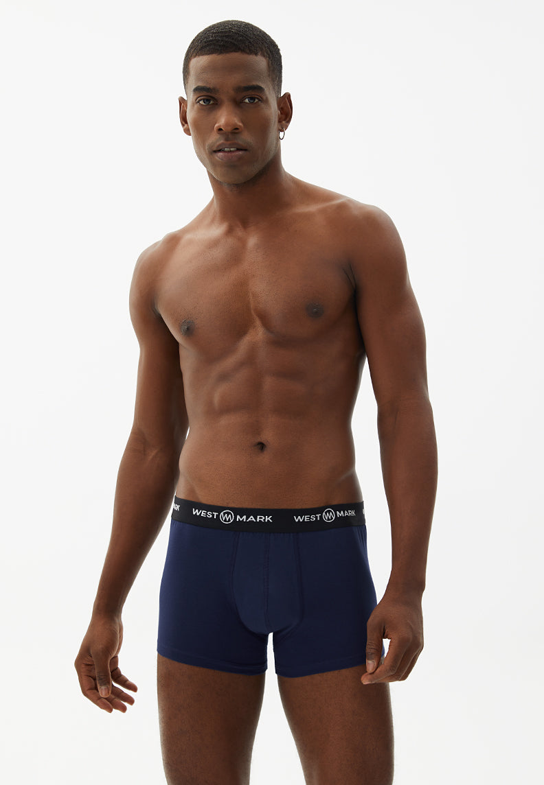 OSCAR TRUNK 3ER-PACK in Schwarz, Marine, Blau