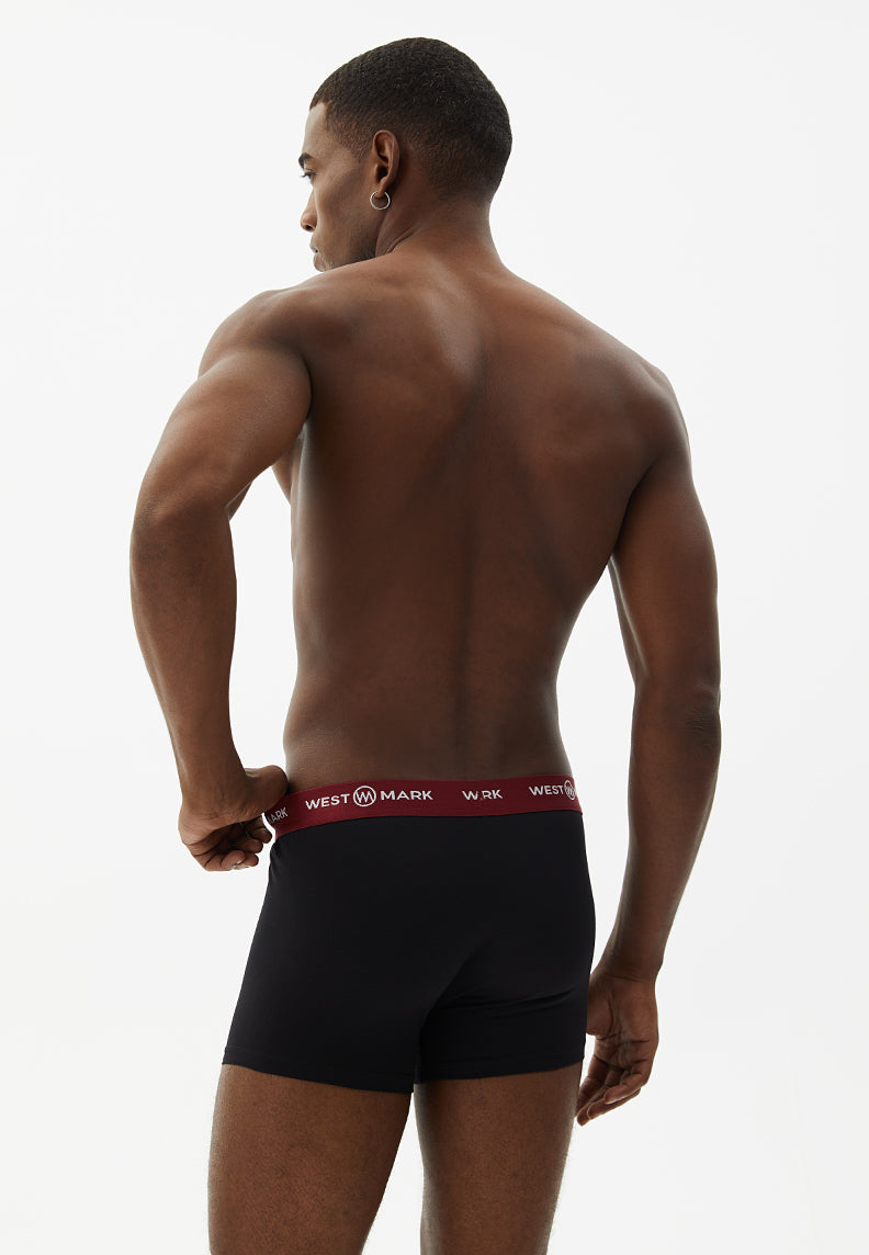 OSCAR TRUNK 3ER-PACK in Schwarz, Rot, Weiß