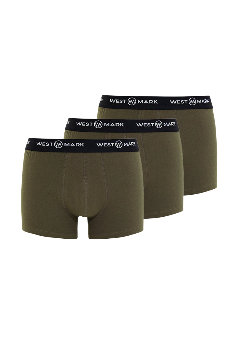 OSCAR TRUNK 3ER-PACK in Khaki