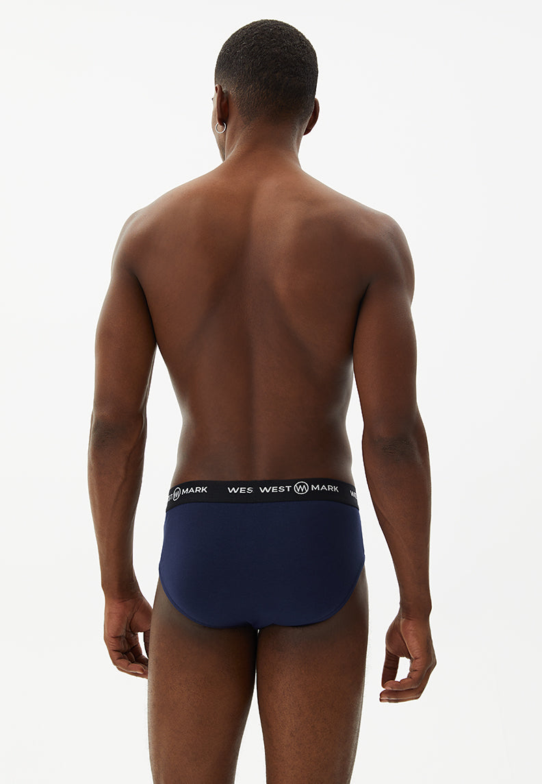 LOGAN BRIEF 3-PACK in Navy