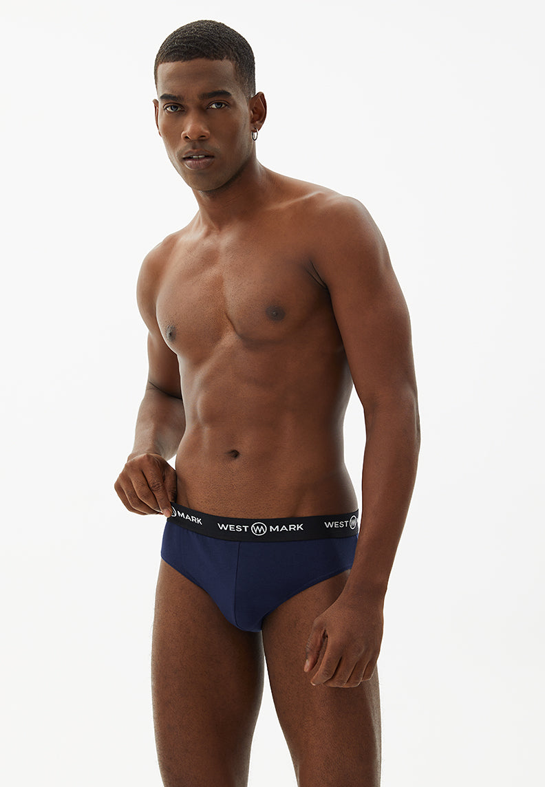 LOGAN SLIP 3ER-PACK in Schwarz, Khaki, Marine