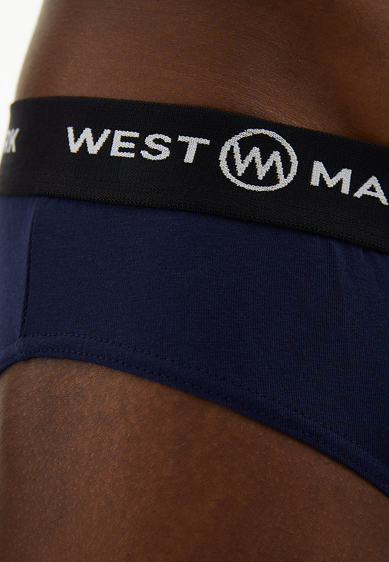 LOGAN SLIP 3ER-PACK in Schwarz, Khaki, Marine